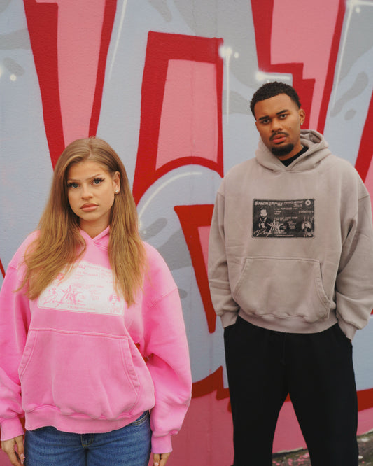 RANYA FAMILY HOODIE I GRAU