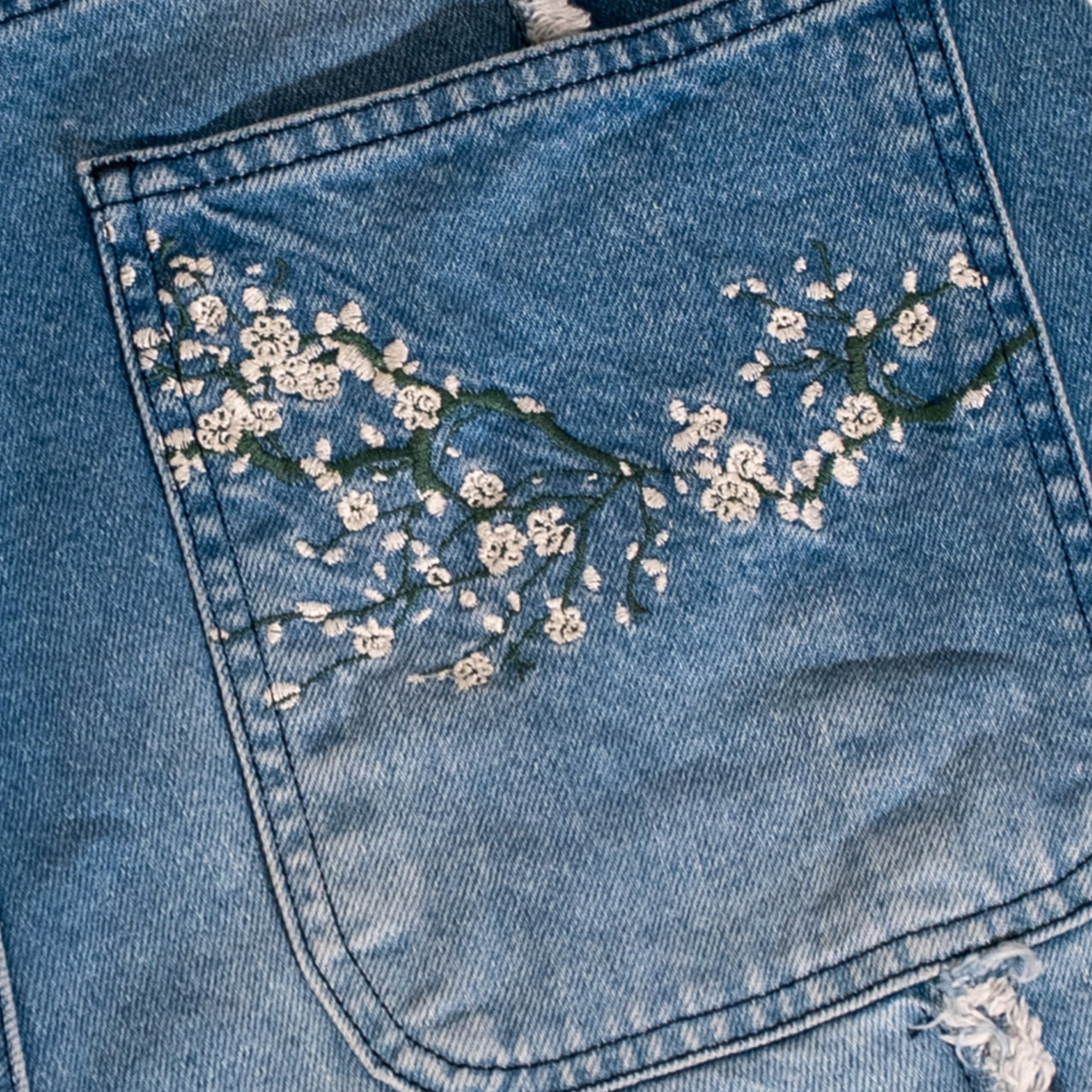 CHERRY BLOSSOM JORTS