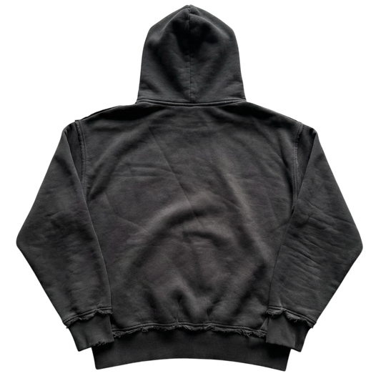 "SAGGING" - ZIP HOODIE SCHWARZ