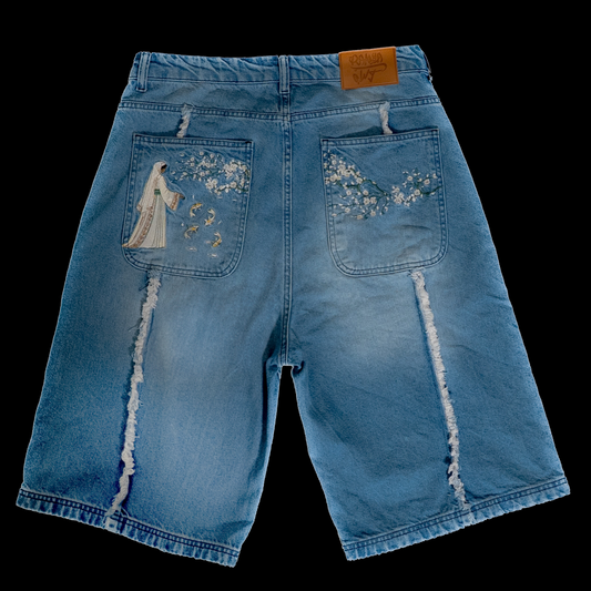 CHERRY BLOSSOM JORTS