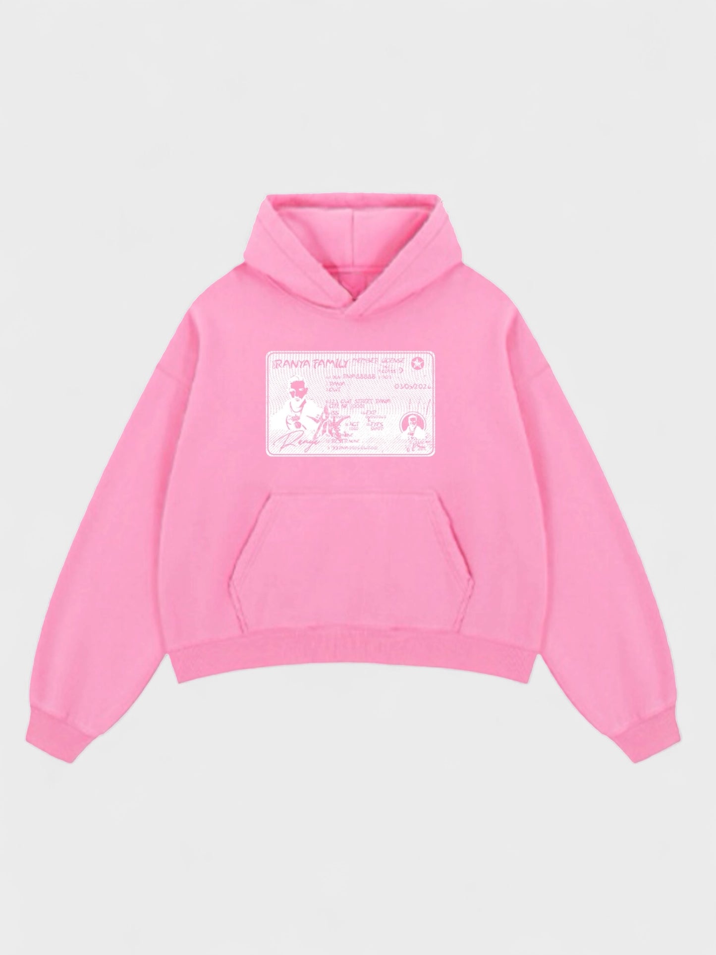 RANYA FAMILY HOODIE I PINK
