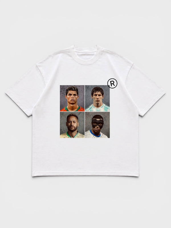 SOCCER TEE WEISS