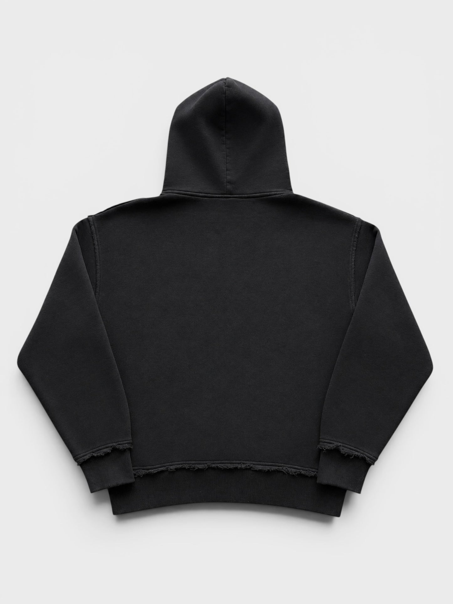 "SAGGING" - ZIP HOODIE SCHWARZ