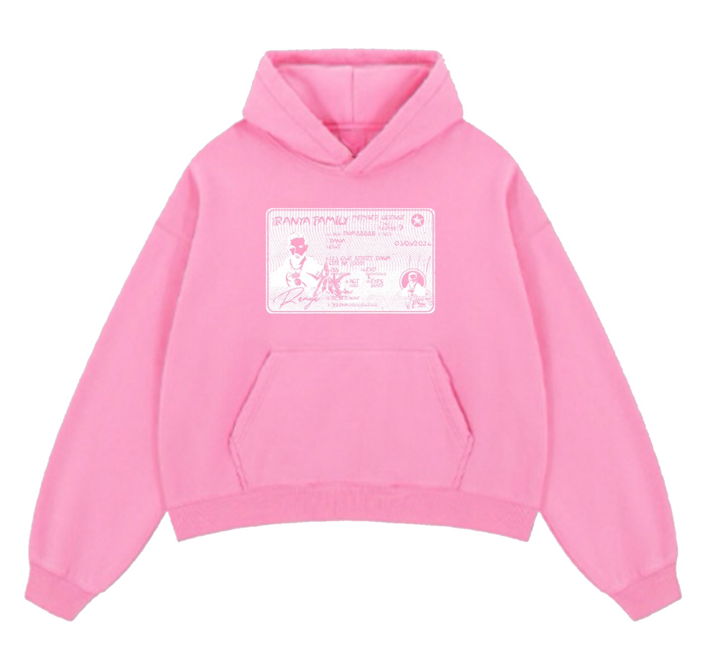 RANYA FAMILY HOODIE I PINK