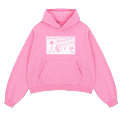 RANYA FAMILY HOODIE I PINK