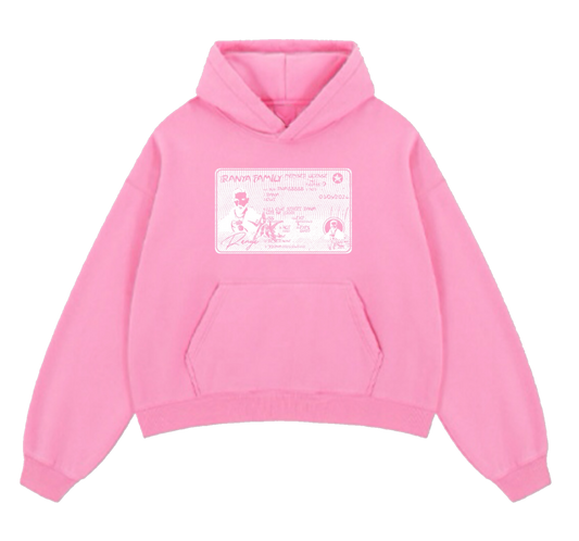RANYA FAMILY HOODIE I PINK