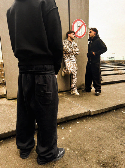 "SAGGING" - SWEATPANTS SCHWARZ