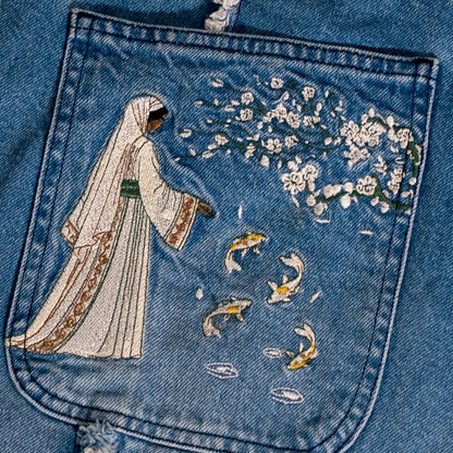 CHERRY BLOSSOM JORTS