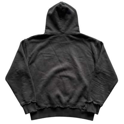 "SAGGING" - ZIP HOODIE SCHWARZ